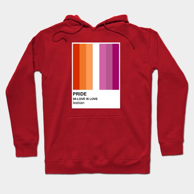 Pride Lesbian Hoodie by Sasyall